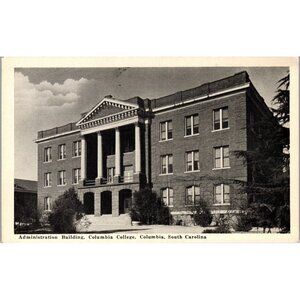 Postcard,Columbia College Admin Bldg. Columbia, SC. Print Graycraft Card